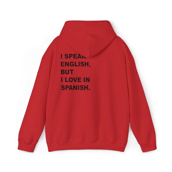 Hooded sweatshirt 2025 in spanish