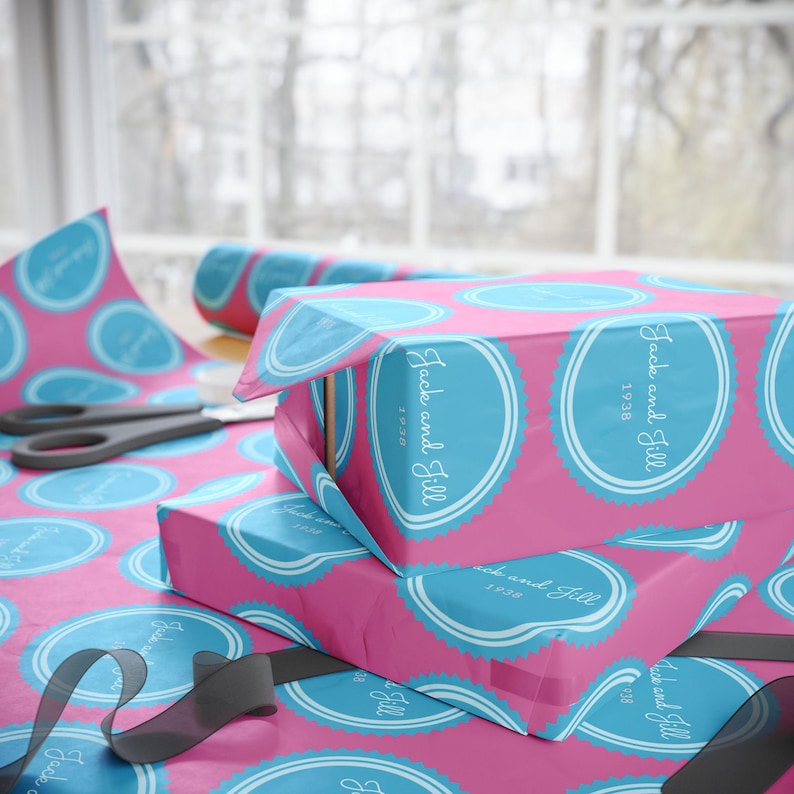 Jack & Jill of America-cadeaupapier afbeelding 4