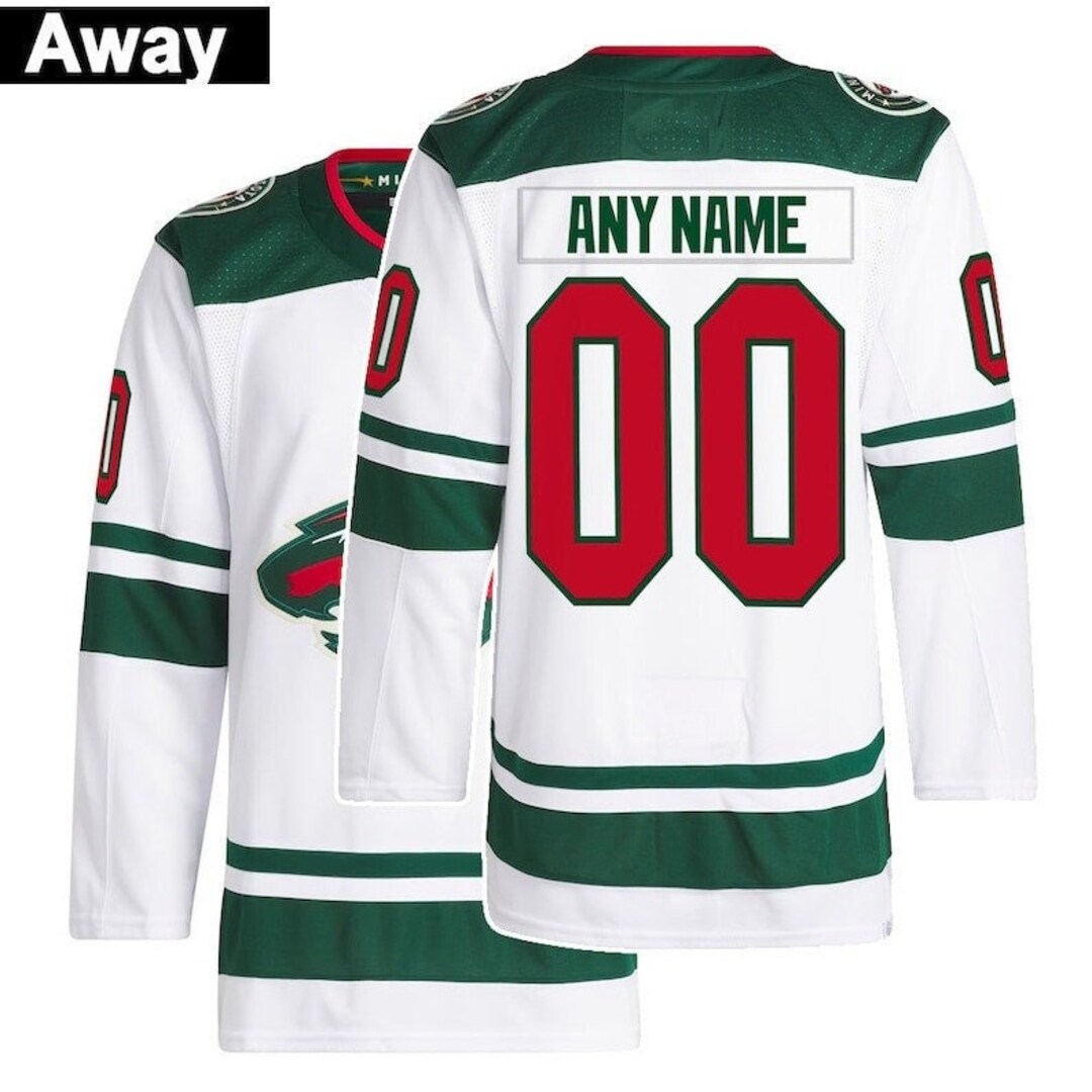 Minnesota Hockey Jersey, Minnesota Hockey Custom Jersey for Fans, Hockey Jersey Stitched or