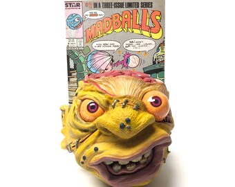 80s マッドボール バッジ Ocufungus vintage Madballs ホラー