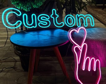 Neon Lights | Personalized Gifts | Wall Decor |  Outdoor Led Neon | Unique Neon Sign | Custom Neon Sign | Name Signs | Wedding Signs
