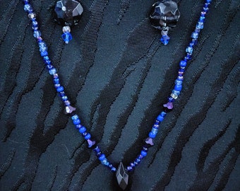 Beaded Necklace and earrings