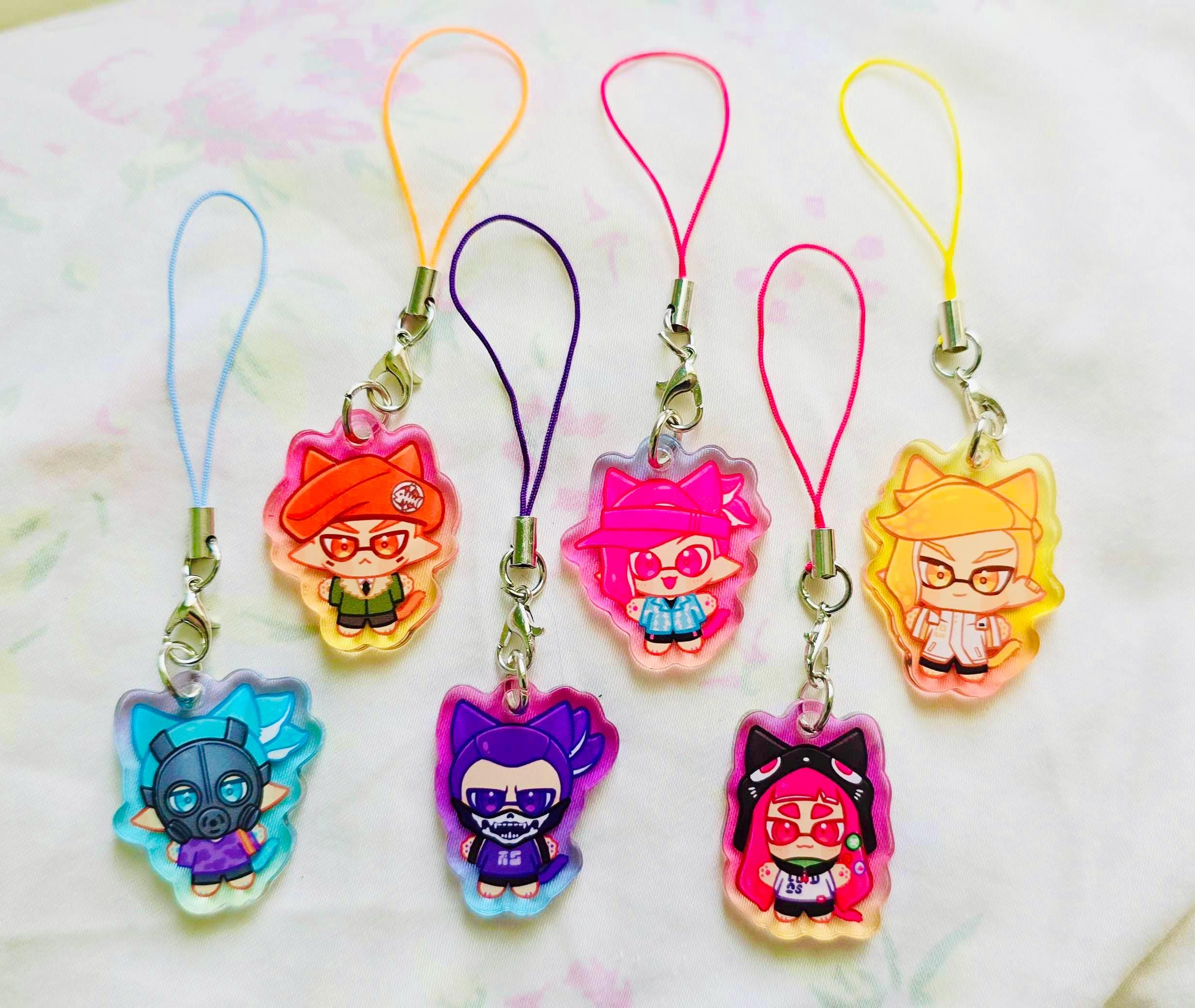 スプラトゥーン　非売品　グッズ　キーホルダー　ポストカード　アンブレラマーカー Splatoon 3 keychains - Etsy 日本