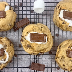 S’mores marshmallow Cookie, Birthday Gift, Gourmet Cookie Set, Thank You Gift, Gifts for Her and Him, Surprise Gift, Party Favors,