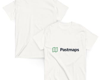 Camiseta con el logotipo de Pastmaps - Blanca