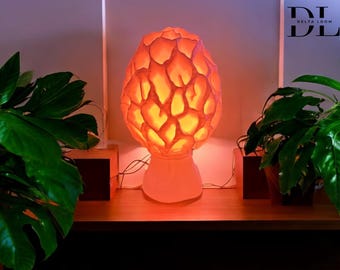 Mushroom Lamp - Morel Fungus Cozy USB 15-Color Table Lamp for Soft Lighting - Autumn Decor - Unique Mushroom Light Gift - Boho Aesthetic