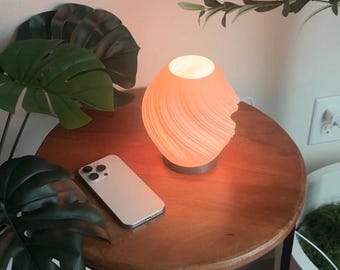 Lampa Ethereal Wave – szeroka, 15-kolorowa, ściemnialna lampka nocna LED, zasilana przez USB, nowoczesna dekoracja domu, wyjątkowy pomysł na prezent