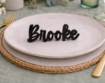 Naamkaartjes bruiloft, naamkaartjes verjaardag, tafeldecoratie bruiloft, gepersonaliseerde gastennamen voor evenement, feesten