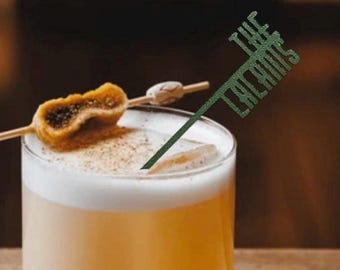 Custom Personalized Drink Stirrers - Elegant Cocktail Stir Sticks for Weddings, Birthdays, Corporate Events, Events - (6 Inches)