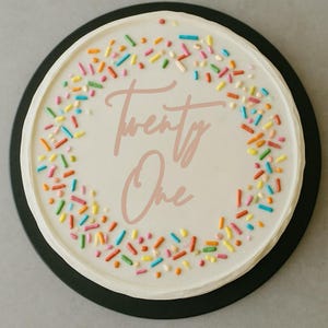 Custom Age Cake Topper - Personalized Number Topper - PLA Cake Decoration for Birthdays, Milestones, and Special Celebrations