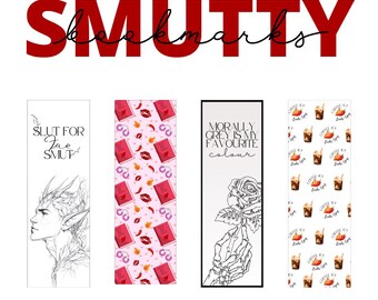 Spicy Booktok Bookmark Set: Fae Smut, Morally Grey (Digital Download)