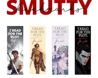 Spicy Romantasy Bookmarks: Fantasy Male Characters (Digital Download, Set of 4)