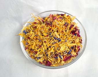 Organic Floral Mix | small pet treats | bunny forage | bunny treats