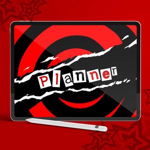 P5R Themed Half-Year Planner