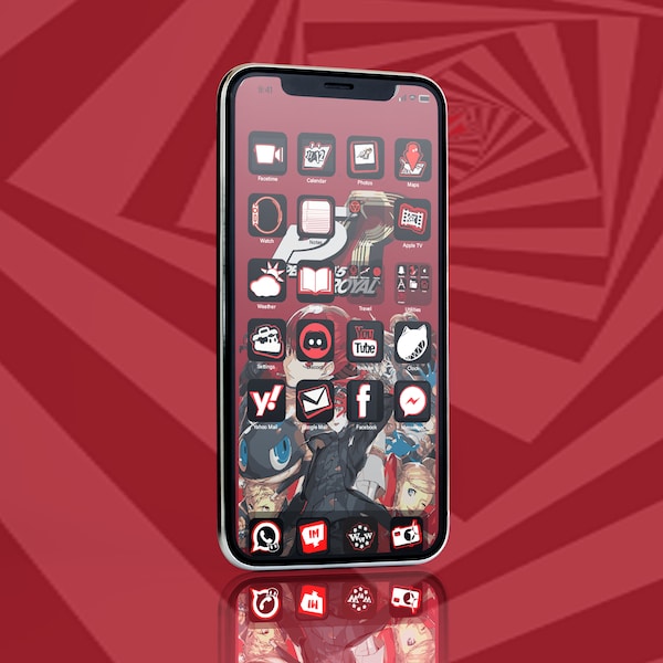 Icone delle app a tema Persona 5 Royal