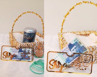 10 stuks aangepaste Eid Mubarak acryl geldhouder spiegeleffect transparant, Eid cadeaus voor familie, Eid cadeau idee, Eid cadeaus voor vrouwen