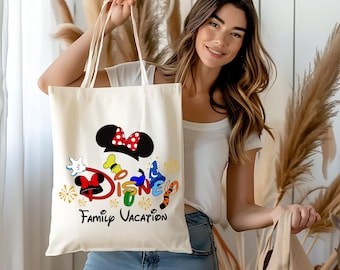 Micky und Minnie Maus Disney Urlaub Einkaufstasche