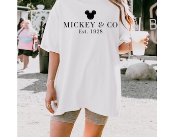 Comfort Colors Mickey Mouse T-Shirt, Vintage Disney Tee