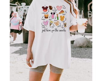 Comfort Colors Disney Foodie T-Shirt, Mickey Snacks Tee