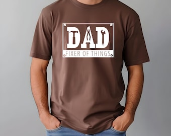 Comfort Colors Dad Fixer of Things T-Shirt: Handy Father Gift