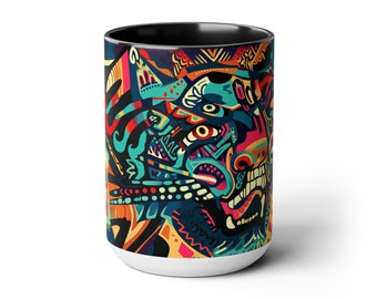 Tyger - Two-Tone Coffee Mug, 15oz