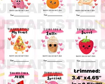 Corny Vegetable Valentine Cards for Kids - Funny Pun Valentine's Day ...
