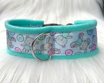 Fleece gefüttert Petplay ABDL Halsband - Baby Print Welpen Kätzchen Spiel Halsband, verstellbarer Choker