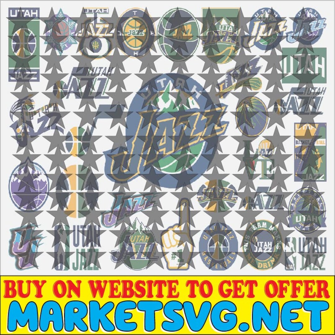 Utahjazz Basketball Team Svg Utahjazz Svg NBA Teams Etsy
