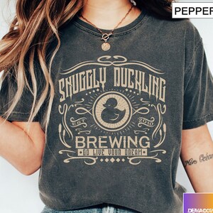 Snuggly Duckling T-shirt, Vintage Snuggly Duckling Brewing Tangled Inspired Shirt, Sweatshirt - Tangled Movie Tee E2403