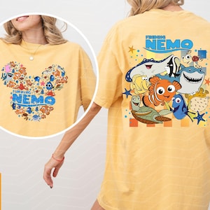 Finding Nemo Checkered Shirt, Disney Nemo And Friends Shirt, Pixar Nemo Matching Shirt, Nemo Fish Kids Shirt, Disneyland Family Vacation Tee