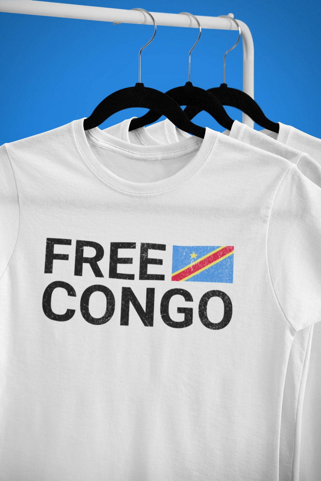 Free Congo Tee, Support Congo T-shirt, Congolese Flag Tee, Save Congo