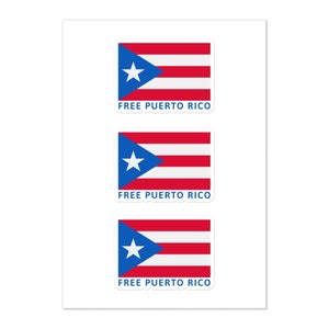Free Puerto Rico Sticker Pack, Puerto Rican Flag Stickers, Puerto Rico Flag Sticker, Support Puerto Rico