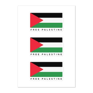 Free Palestine Sticker Pack, Support Palestine Stickers, Palestinian Flag, Palestine Sticker Set