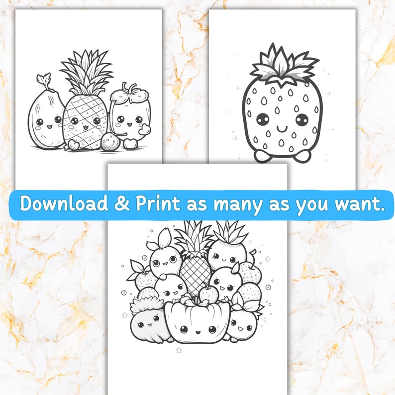 Kawaii a Cute Vegetable Coloring Page Kawaii Coloring Pages 90pages