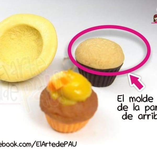 Molde Pan Cupcake (PARA BASE MEDIANA)
