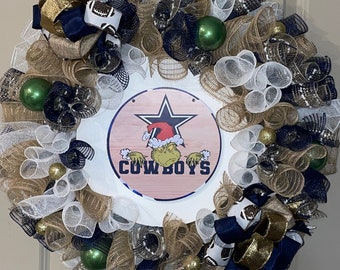 Festive Cowboys wreath