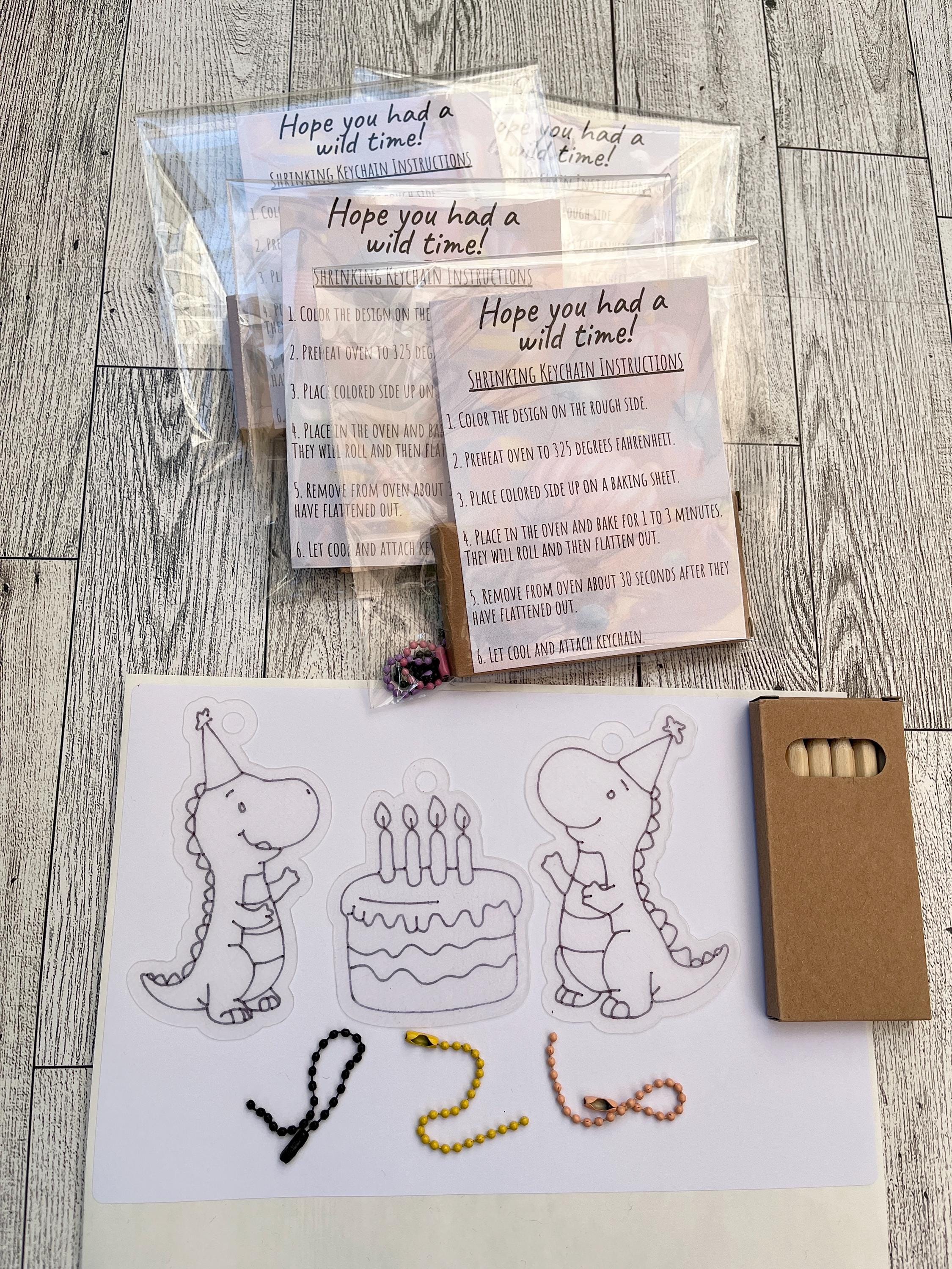 Shrink Plastic Keychain