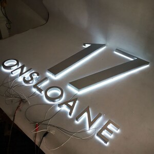 Letters Sign, Office Letter Sign, Wall Letter Sign, Outdoor Letter Sign, Custom Letters Sign, Real Estate Letter, Letters Wall Art, Led Sign