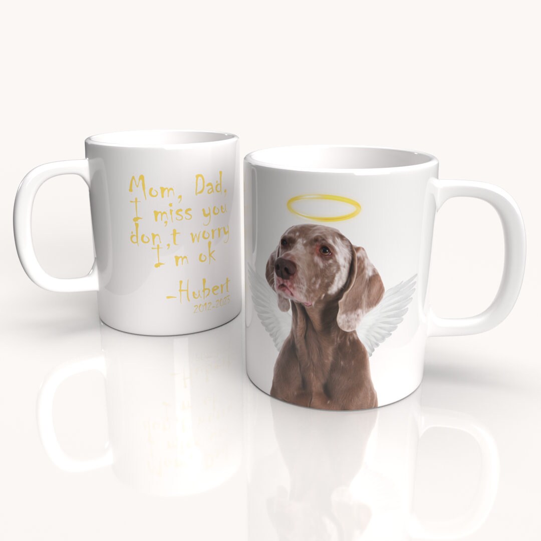 Custom Pet Memorial Gift, Pet Memorial Mug Custom, Personalized Pet