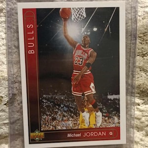 RARO NBA Michael Jordan - Condizioni superbe - Upper Deck 93-94 Basketball Trading Card #23 - Originale - Eccezionale - Vintage anni '90