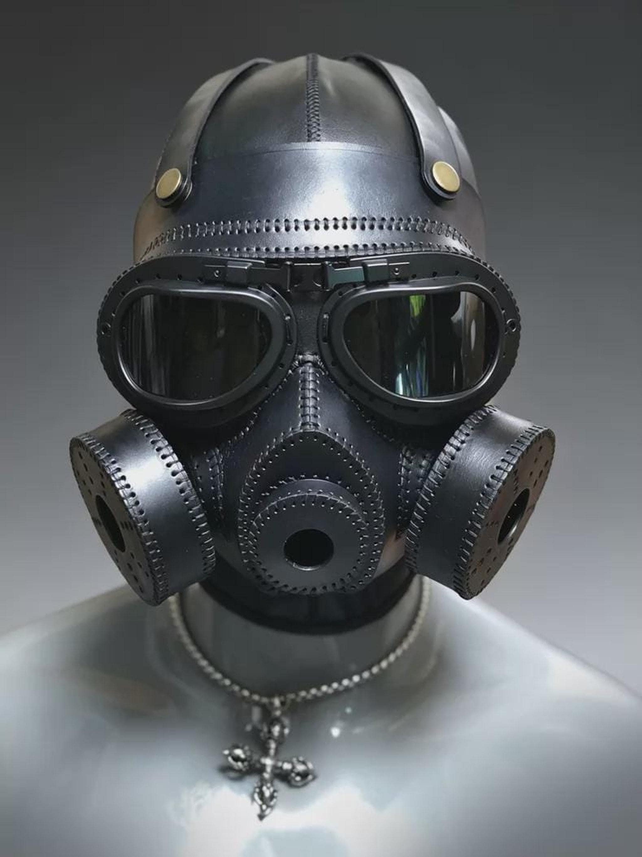 Leather Gas Mask - Etsy