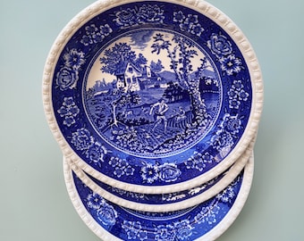 Villeroy and Boch Blue and White Rusticana Large Round