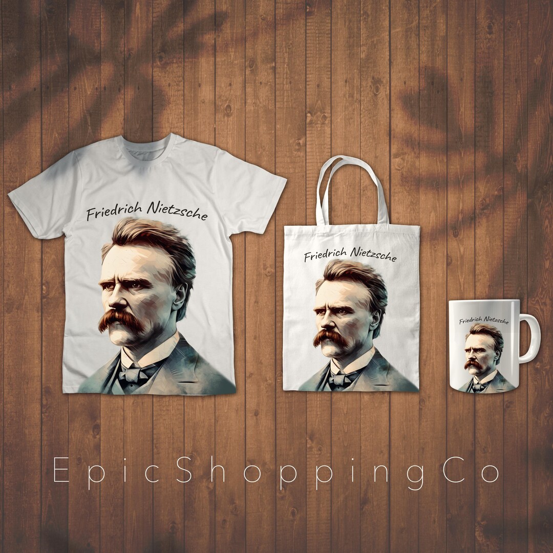 Friedrich Nietzsche – Printable Philosophy Art – Digital Download for T ...
