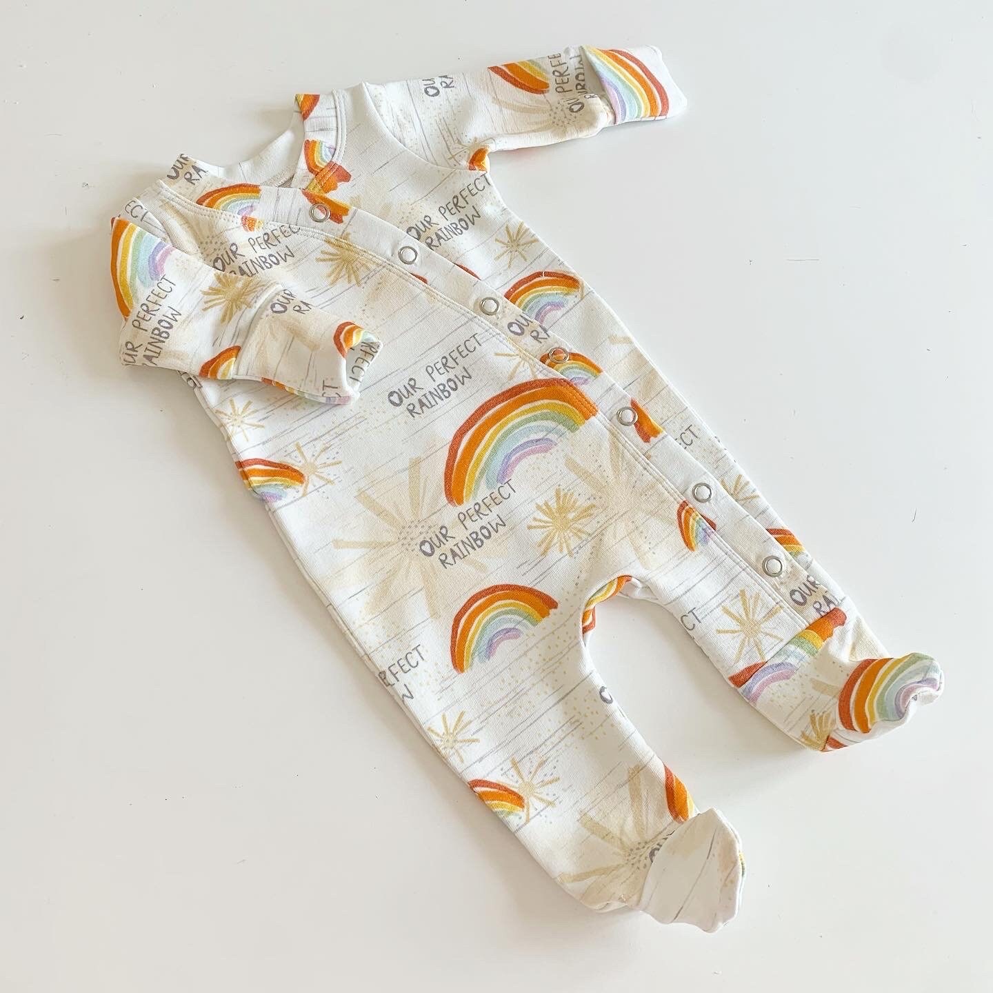 [Mud Pie] Rainbow Baby Sleeper