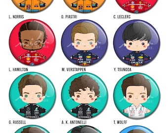 F1 - Pin / Button / Badge
