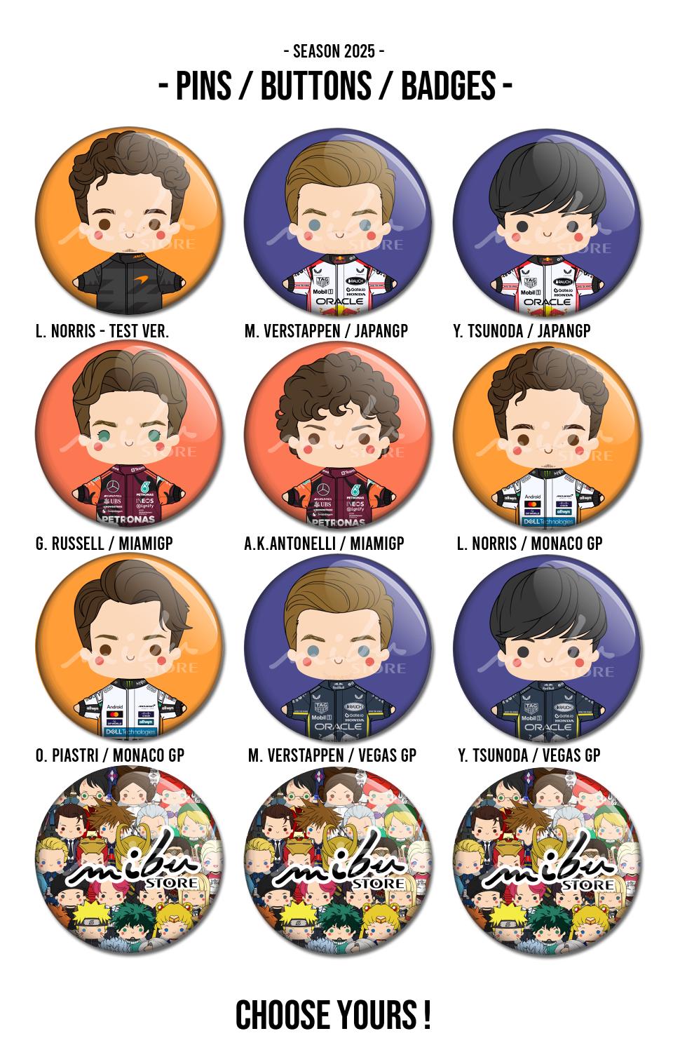 F1 - Pin / Button / Badge - Etsy
