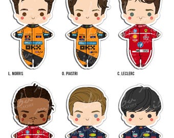 F1 2025 - Vinyl Stickers