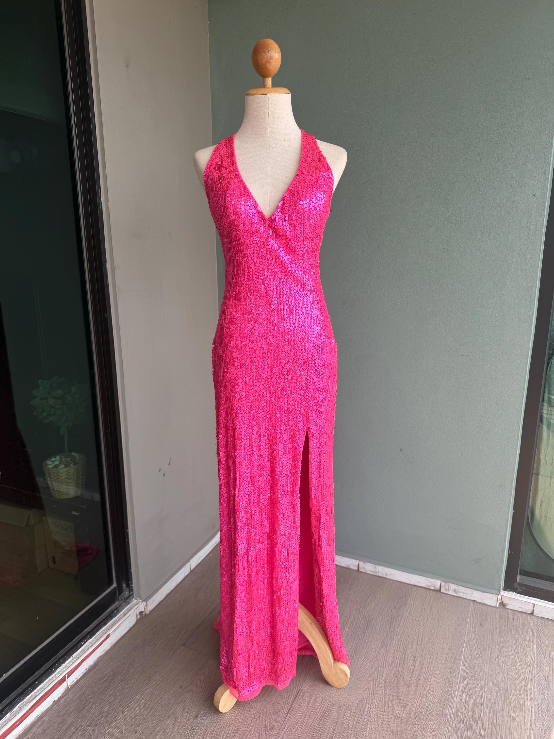 princess polly baby blue dress The 90s: Rise of the Silk Slip Dress main image 0