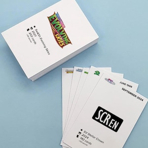 Pokémon Karten Trennwand, ALLE Sets - Trennblätter zur Aufbewahrung von Karten - Weiße Version