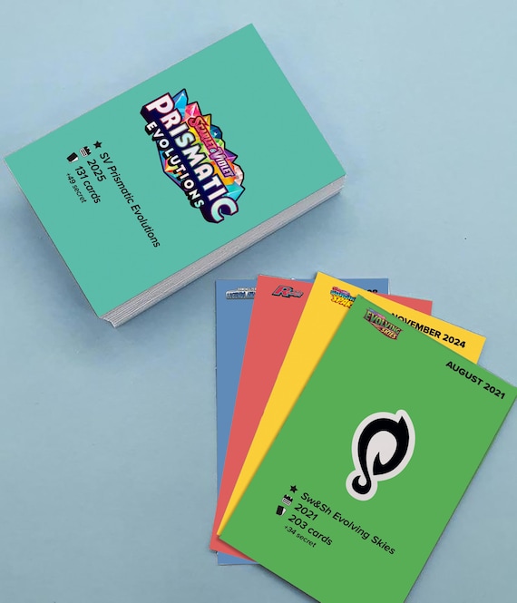 Pokemon Card Dividers, All Sets 1999-2025, Card Collection Organizer  (digital Download) - Etsy
